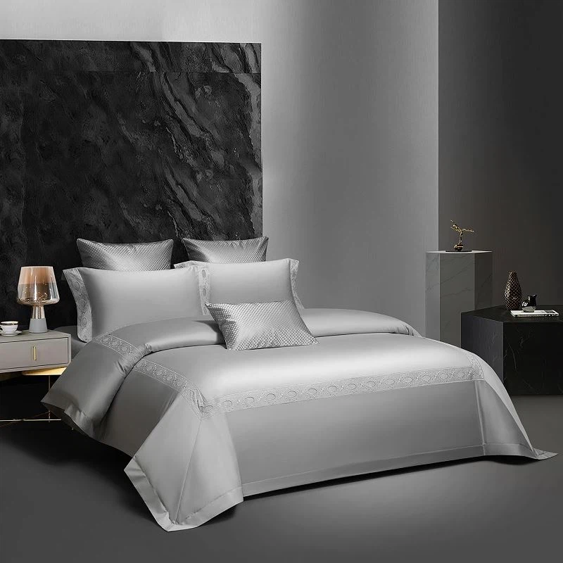 8-piece Solid Cotton Bedding Set 8-piece Solid Cotton Bedding Set